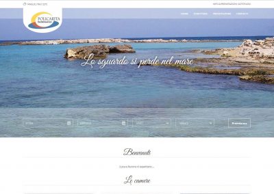 Sito web del B&B Policarita