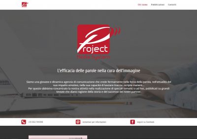 Sito web Project Media System